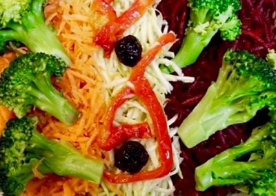 Assiette composée crudités