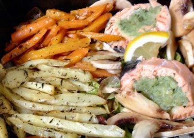 Plat chaud poisson